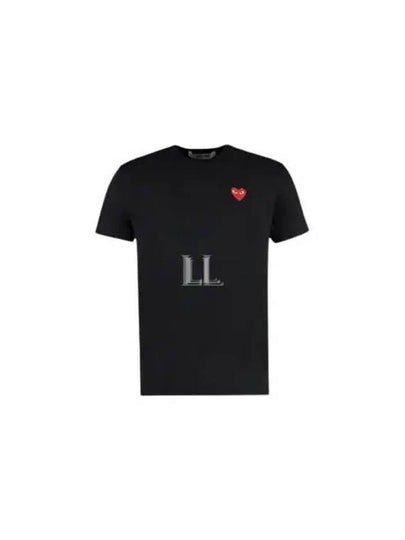 Red Heart T-Shirt Black - COMME DES GARCONS PLAY - BALAAN 2