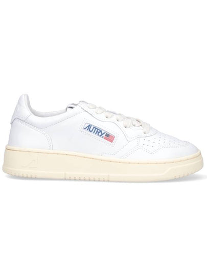 Medalist Leather Low Top Sneakers White - AUTRY - BALAAN 2