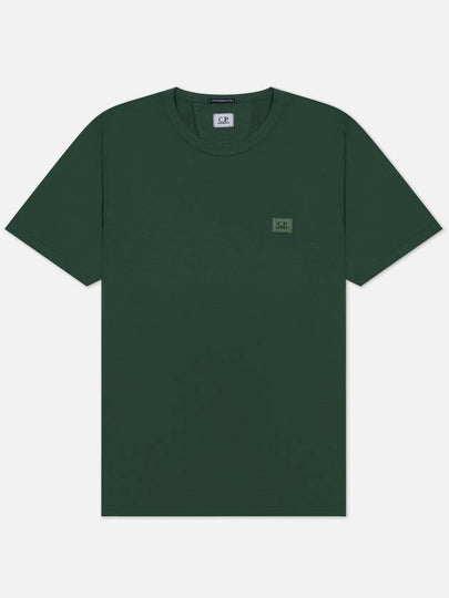 70/2 Mercerized Jersey Short Sleeve T-Shirt Green - CP COMPANY - BALAAN 2