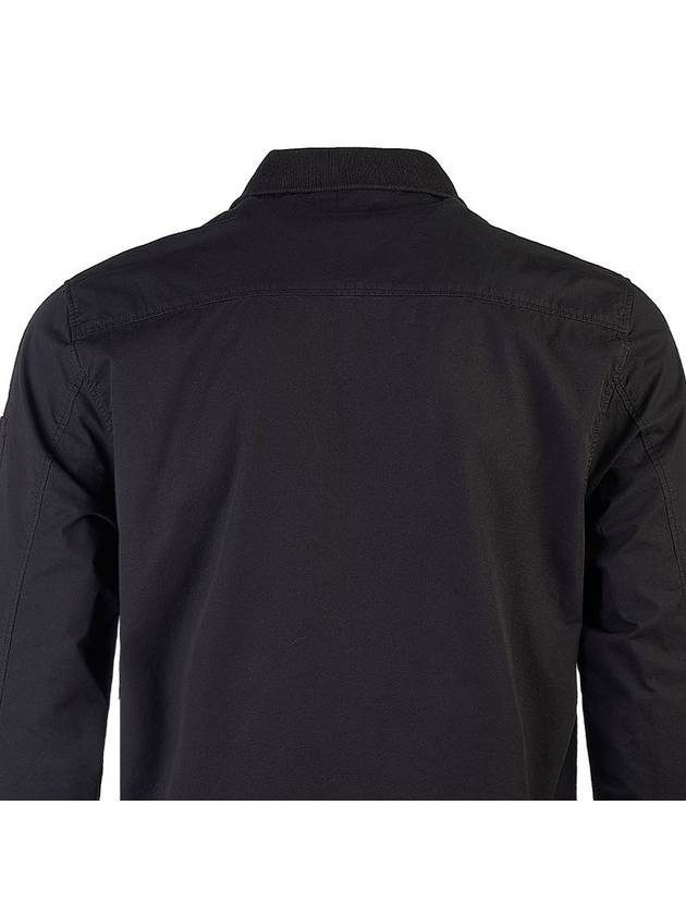 Men's Gabardine Lens Long Sleeve Shirt Black - CP COMPANY - BALAAN 6