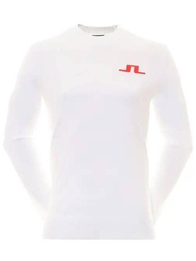 Golf Gus Crew Neck Knit Top White - J.LINDEBERG - BALAAN 2