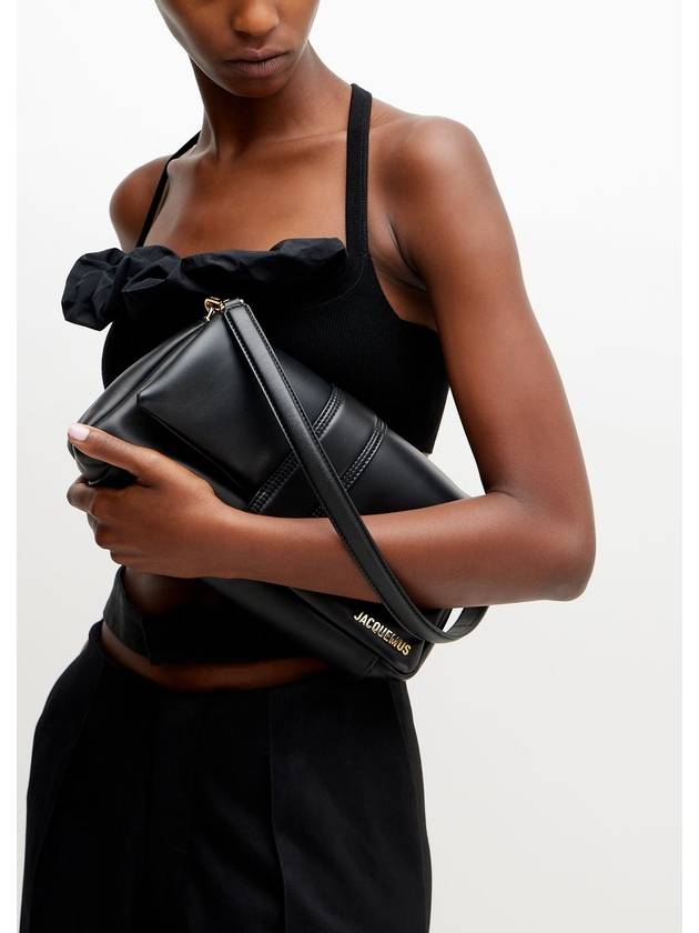 Le Bambimou Puffed Flap Shoulder Bag Black - JACQUEMUS - BALAAN 3