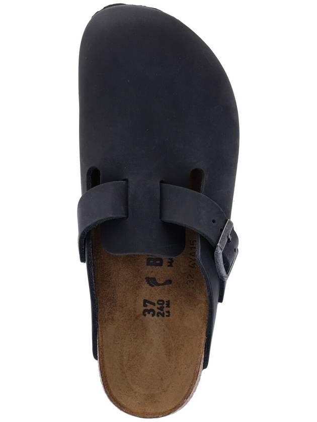 Leather Boston Sandals Black - BIRKENSTOCK - BALAAN 6