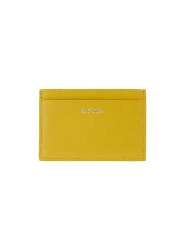 PS Color Block Leather Card Wallet Yellow - PAUL SMITH - BALAAN 1