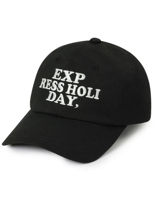 EXP logo ball cap_black - EXPRESSHOLIDAY - BALAAN 1