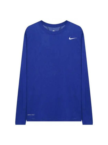 Men's Team Legend Dri Fit Long Sleeve T-Shirt Royal Blue - NIKE - BALAAN 1