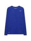 Men's Team Legend Dri Fit Long Sleeve T-Shirt Royal Blue - NIKE - BALAAN 1