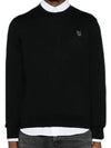 Bold Fox Head Wool Knit Top Black - MAISON KITSUNE - BALAAN 2