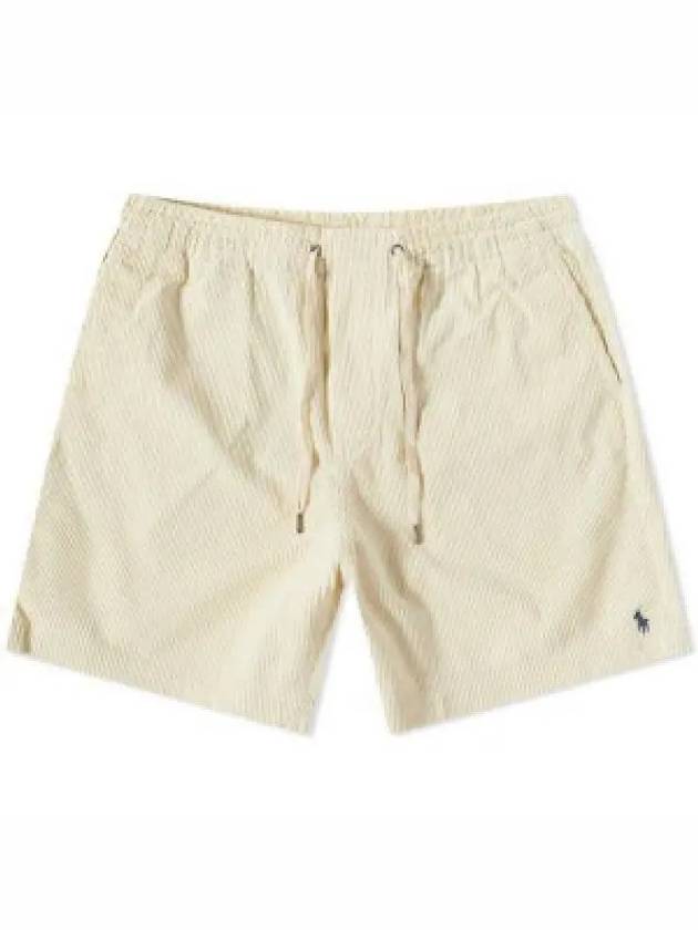 Cordyroy Prepster Shorts Cream - POLO RALPH LAUREN - BALAAN 2