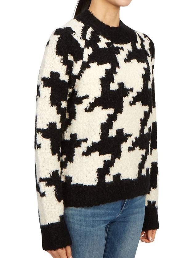 Women's Knit WK022Z BLK CHALK WHITE - ALLSAINTS - BALAAN 3