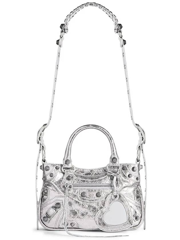 Neo Cagole Small Tote Bag Silver - BALENCIAGA - BALAAN 6