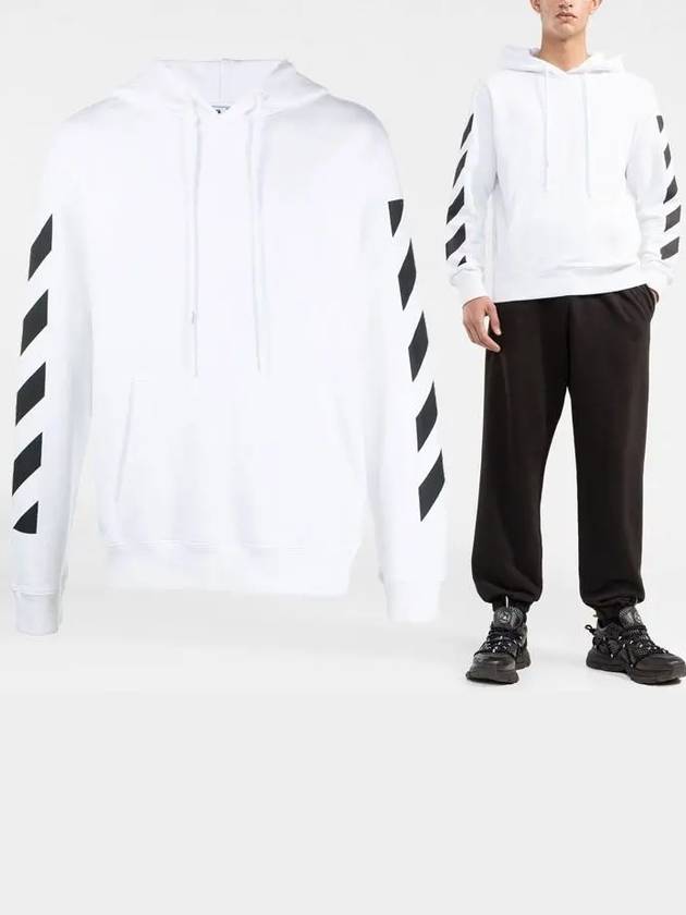 Diag Arrow Hoodie White - OFF WHITE - BALAAN 2