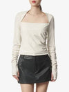 Long Sleeve T-Shirt N06HW518 Q3W WHITE - HELMUT LANG - BALAAN 2