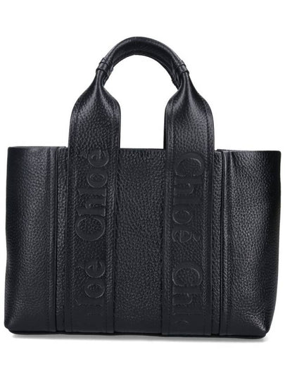 Chlo Handbag Woody Small Women s Black - CHLOE - BALAAN 2