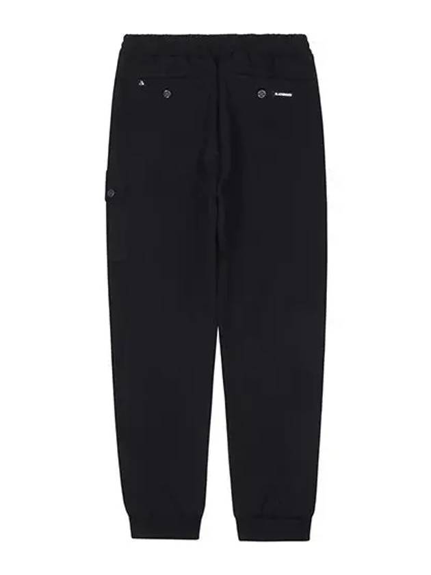 Men s Set up Jersey Jogger Pants 5024GXWP BLACK - BLACK&WHITE - BALAAN 2