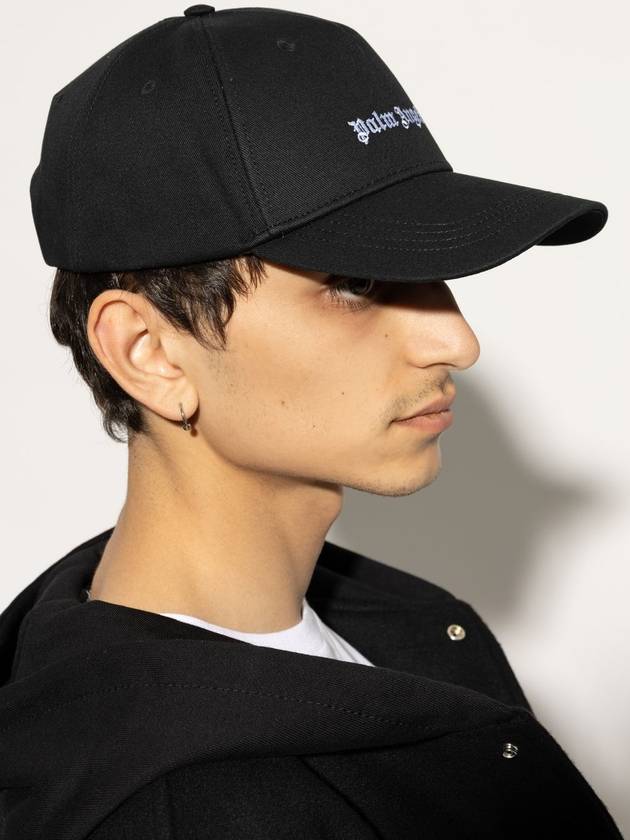 Classic Logo Ball Cap Black - PALM ANGELS - BALAAN 3