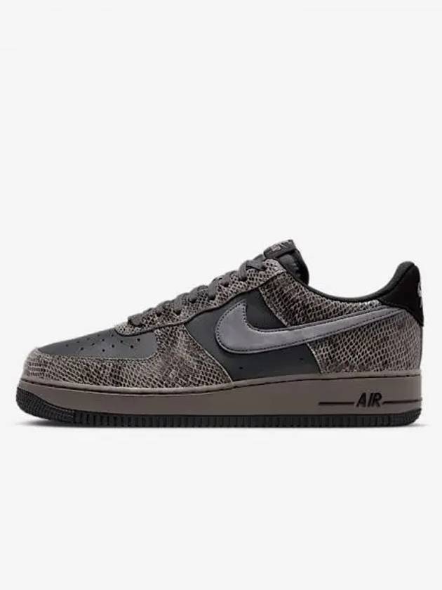 Air Force 1 Snakeskin Low Top Sneakers Brown - NIKE - BALAAN 2