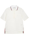 long sleeve t-shirt FTU419A00572 100 WHITE - THOM BROWNE - BALAAN 2