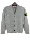 Adult Women s Waffen Cardigan Gray - STONE ISLAND - BALAAN 3