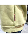 Label Hoodie Pale Green - ACNE STUDIOS - BALAAN 7