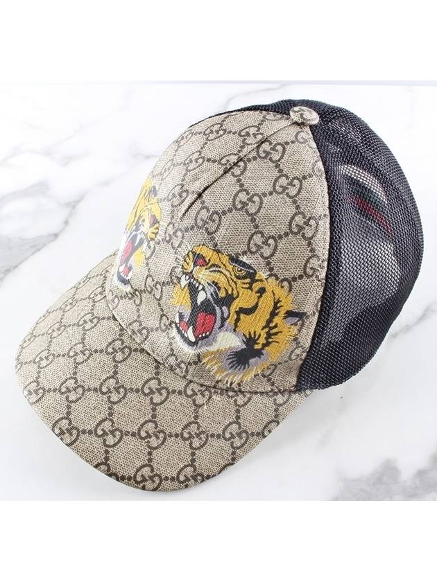 tiger mesh hat - GUCCI - BALAAN 3