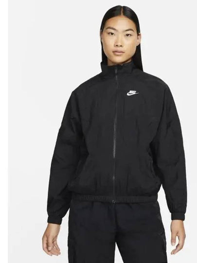 Sportswear Essentials Windrunner Woven Jacket Black - NIKE - BALAAN 2