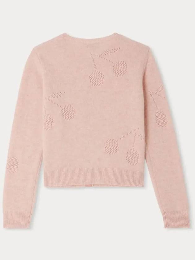 Bonpoint Ginger Cashmere Light Pink Cardigan W04GCAK00012 Italian Kids - ETC - BALAAN 2