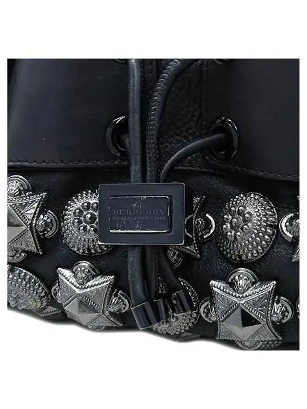 Black leather multi embellished Prorsum tote bag - BURBERRY - BALAAN 3