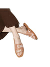 Woody Logo Flat Mule Slippers Pink - CHLOE - BALAAN 6