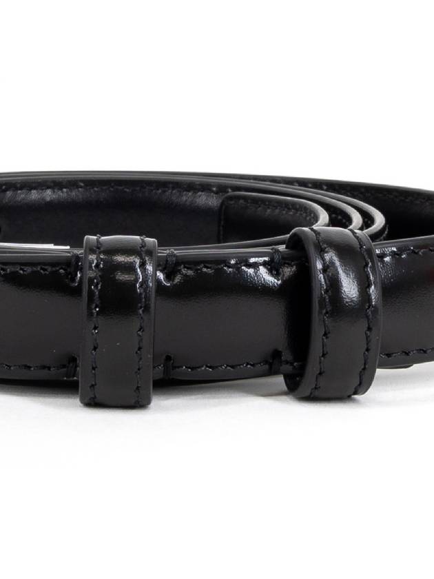 BC-02 18mm Leather Belt Black - CELINE - BALAAN 7