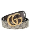 Double G Buckle Leather Belt Brown - GUCCI - BALAAN 1