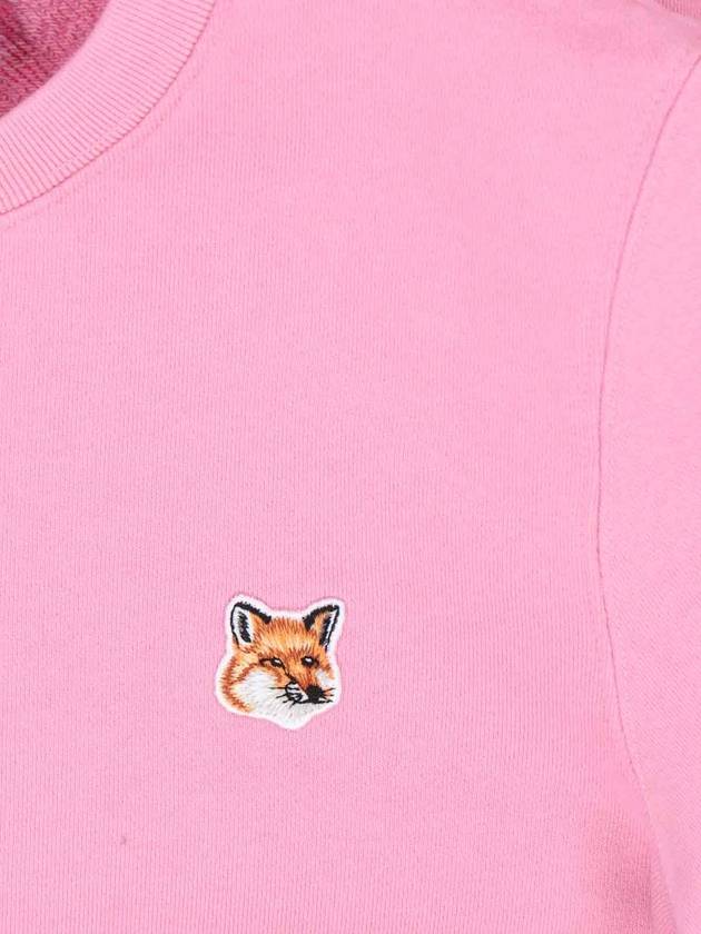 Fox Head Patch Regular Sweatshirt Pink - MAISON KITSUNE - BALAAN 4