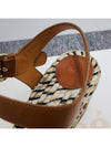 PIIA Espadu Strap Wedge Sandals Sepia Brown CHC23A898FU 27S - CHLOE - BALAAN 10