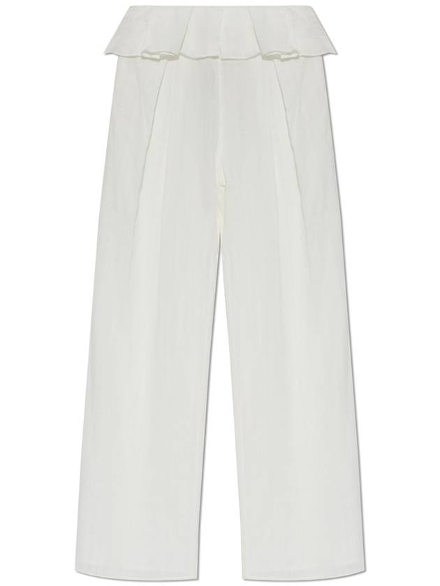 Cult Gaia Trousers Sisley, Women's, White - CULT GAIA - BALAAN 1