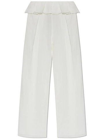 Cult Gaia Trousers Sisley, Women's, White - CULT GAIA - BALAAN 1