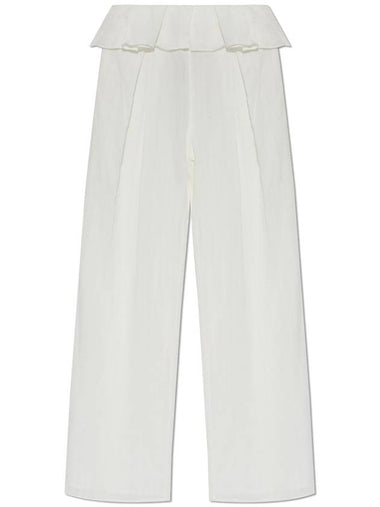 Cult Gaia Trousers Sisley, Women's, White - CULT GAIA - BALAAN 1