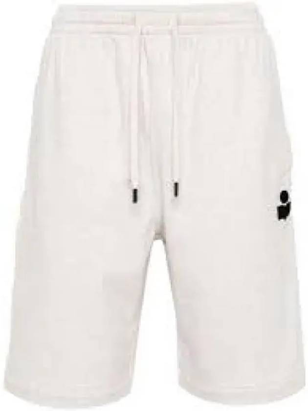 Mahalo Logo Patch Shorts Ecru - ISABEL MARANT - BALAAN 2