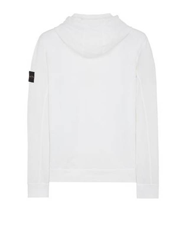 Cotton Waffen Patch Hoodie White - STONE ISLAND - BALAAN 3