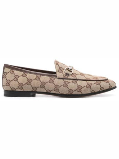 Jordan Ebony Original GG Canvas Loafer Beige - GUCCI - BALAAN 2