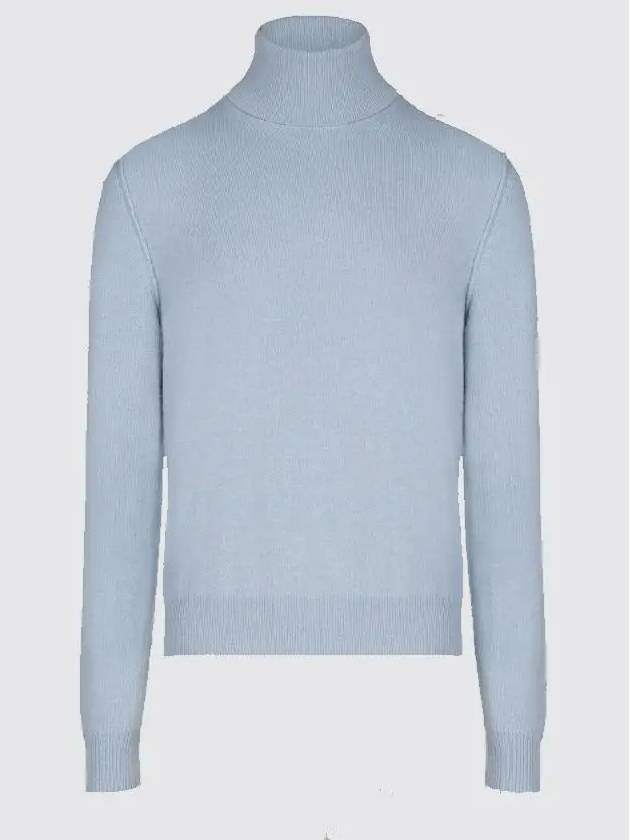 Cashmere Turtleneck Powder Blue - MAISON MARGIELA - BALAAN 3