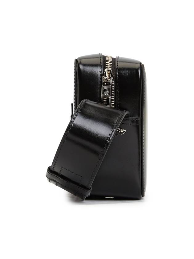 Square Leather Mini Cross Bag Black - WOOYOUNGMI - BALAAN 3