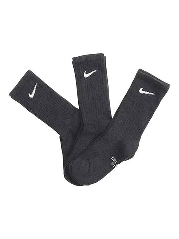 Cushion Crew 3 Pack Socks Black - NIKE - BALAAN 1