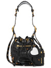 Le Cagole XS Leather Bucket Bag Black - BALENCIAGA - BALAAN 2