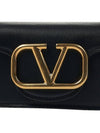 Gold Logo Micro Shoulder Bag Black - VALENTINO - BALAAN 7