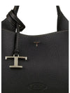 Timeless Charm Micro Leather Tote Bag Black - TOD'S - BALAAN 6