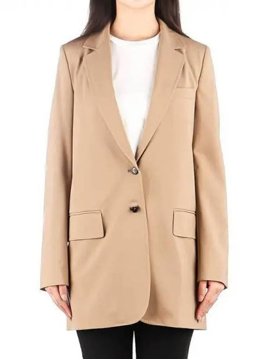 Women's Anta Single Breasted Jacket Camel - MAX MARA - BALAAN 2