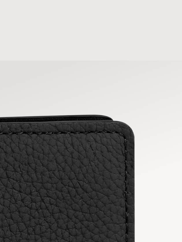 Aerogram Pocket Organizer Card Wallet Black - LOUIS VUITTON - BALAAN 3