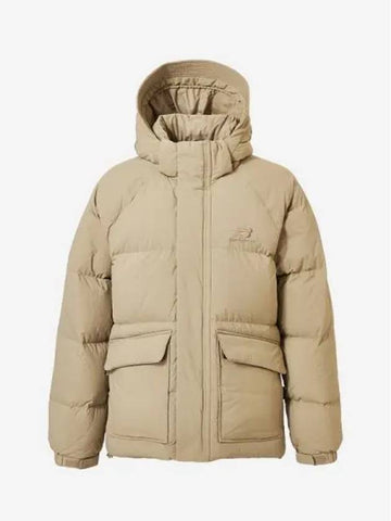 Uni New Zero Short Down Jacket 35 Beige - NEW BALANCE - BALAAN 1