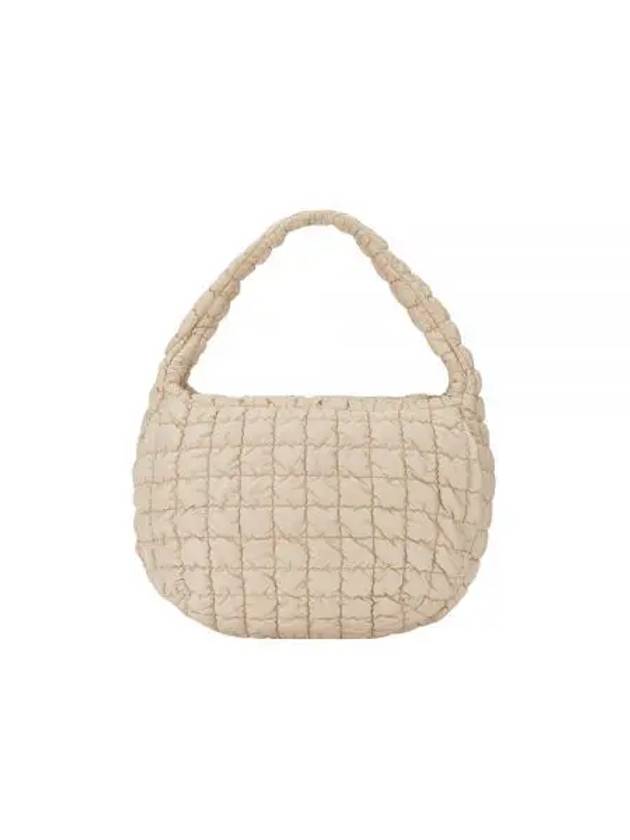 Quilted Oversized Shoulder Bag Beige - COS - BALAAN 2