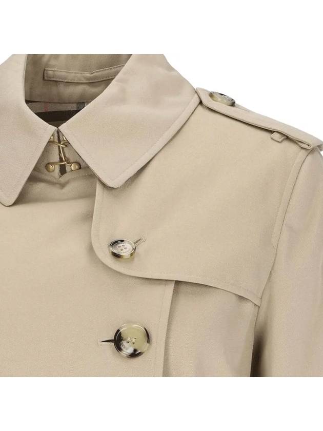 Kensington Heritage Cotton Trench Double Coat Beige - BURBERRY - BALAAN 5